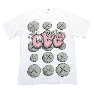 COMME des GARCONS コムデギャルソン Tシャツ サイズ:L 21AW Willie Cole コラージュ フォト グラフィック ポリエステル ジャージー クルーネック 半袖 Tシャツ PH-T019 HOMME PLUS オムプリュス ホワイト 白 日本製 トップス カットソー 【メンズ】