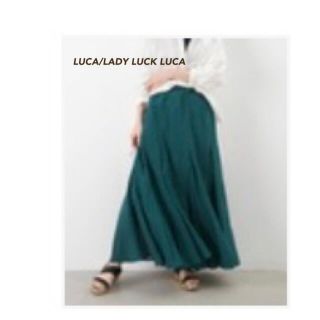 ルカ(LUCA)のLUCA/LADY LUCK LUCA LC/LLL チェックマキシスカート(ロングスカート)