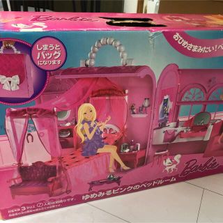 バービー(Barbie)のバービー Barbie ゆめみるピンクのベッドルーム ドールハウス(キャラクターグッズ)