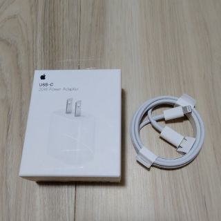 アップル(Apple)のApple 20W USB-C電源アダプタ MHJA3AM/A(変圧器/アダプター)