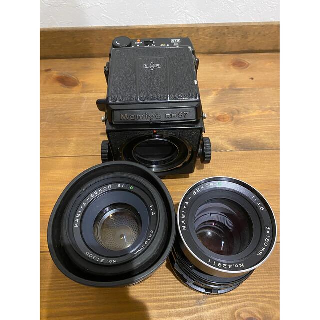 USTMamiya(マミヤ)のMamiya RB67 Pro +レンズ2本 スマホ/家電/カメラのカメラ(フィルムカメラ)の商品写真