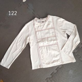 ザラキッズ(ZARA KIDS)の122 レース長袖Tシャツ(Tシャツ/カットソー)