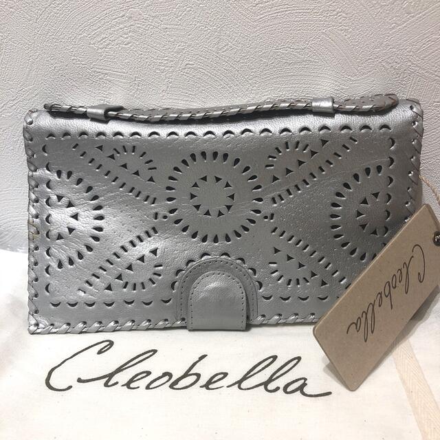 Cleobella(クレオベラ)のCleobellaクレオベラ♦︎シルバークラッチバッグ財布 レディースのバッグ(クラッチバッグ)の商品写真