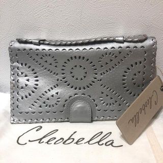 Cleobellaクレオベラ♦︎シルバークラッチバッグ財布