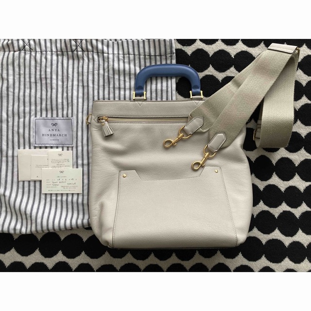 アニヤハインドマーチ オルセット Orsett 2waybag ホワイト