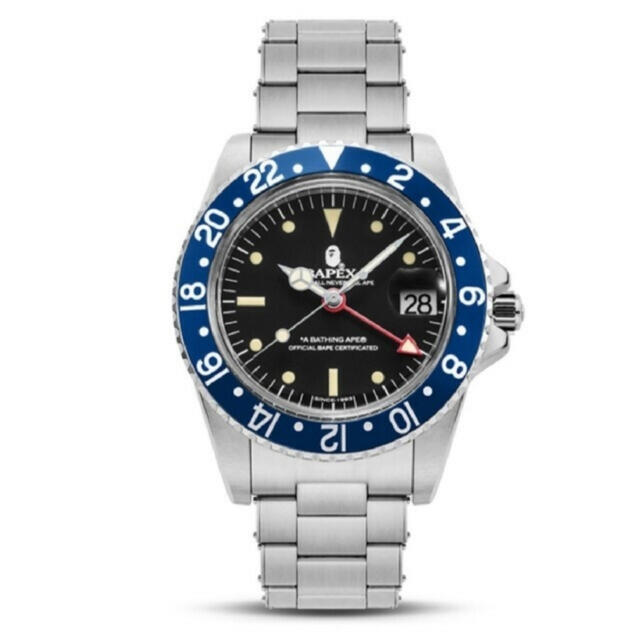 とっておきし福袋 - APE BATHING A A Blue青 BAPEX 2 TYPE CLASSIC APE BATHING 腕時計(アナログ)