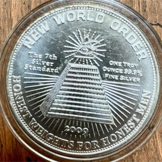 激レア!☆Illuminati 10の世界地域 純銀 幻のコインNWO 銀貨(貨幣)