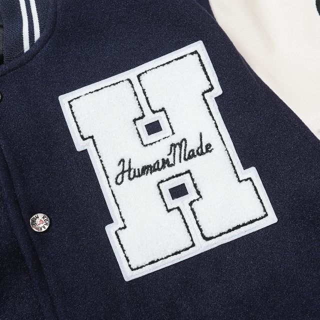 KAWS x Human Made Varsity Jacket Navy Men's - FW21 - US