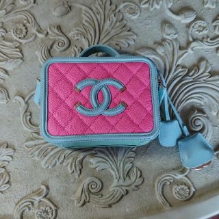 シャネル(CHANEL)の国内正規品購入シャネルCCフリグリーフィリグリーピンクブルーグリーン(ショルダーバッグ)