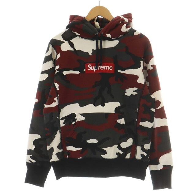 Supreme(シュプリーム)のシュプリーム 13FW Box Logo Pullover Red Camo メンズのトップス(パーカー)の商品写真