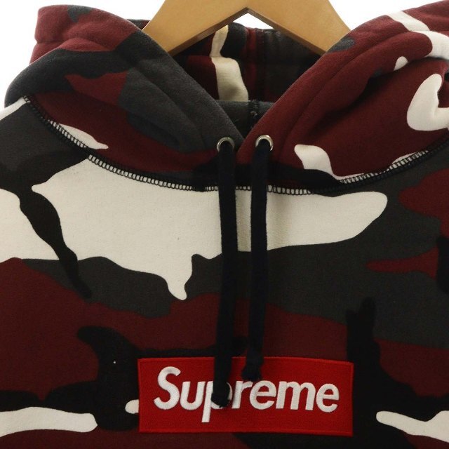 シュプリーム 13FW Box Logo Pullover Red Camo