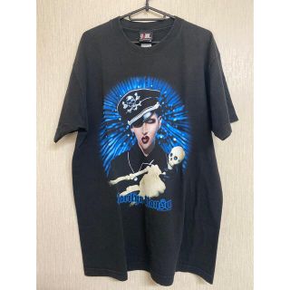 希少 00'S マリリンマンソン Tシャツ サイズL ブラック バンドTシャツ