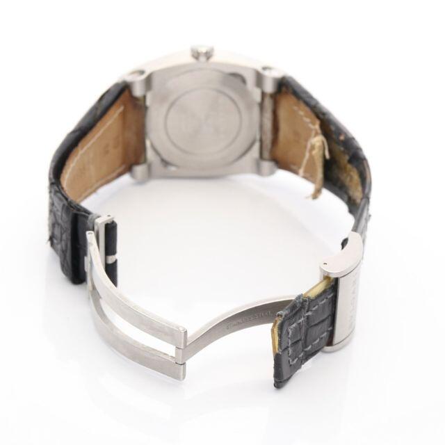Cランク エルゴン ボーイズ 腕時計 自動巻き SS レザー ブラック文字盤