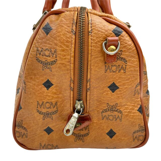 MCM - 美品 MCM エムシーエム ミニボストンバッグ ハンドバッグ ヴィセトス柄の通販 by ブランドバッグ専門ショップ@セール実施中