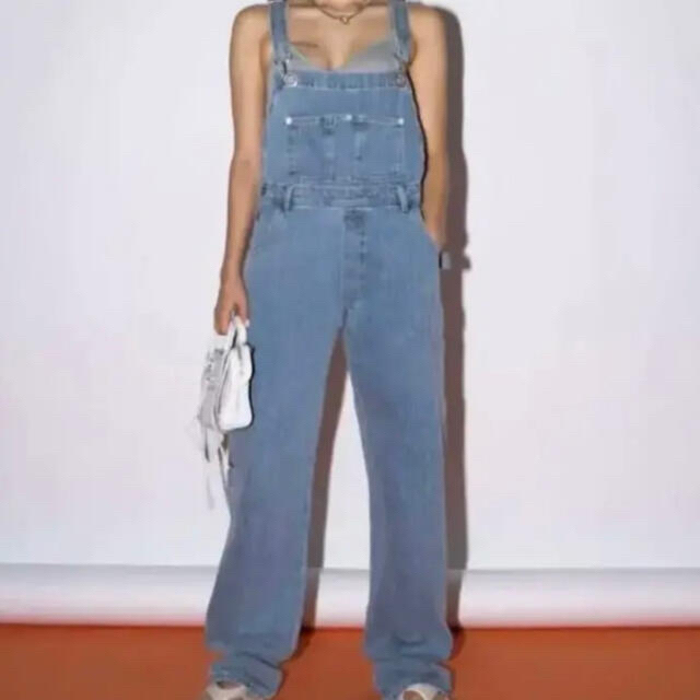 ACLENT Vintage loose denim overall