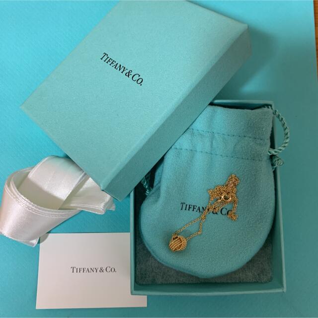 ティファニー TIFFANY&Co. 750YG ツイストノット ネックレスレディース