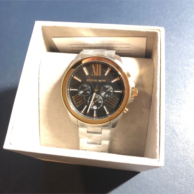 Michael Kors(マイケルコース)の【未使用正規品】マイケルコース Michael Kors 2トーンカラーウォッチ メンズの時計(腕時計(アナログ))の商品写真