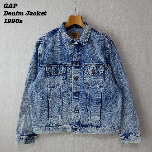 GAP(ギャップ)のGAP DENIM JACKET 1990s XLG OLD GAP メンズのジャケット/アウター(Gジャン/デニムジャケット)の商品写真