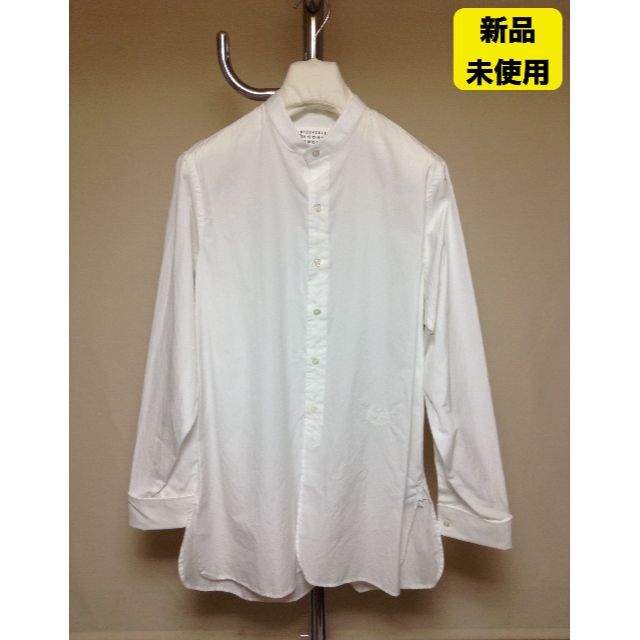 新品 38 XS 7.5万円 マルジェラ21ss スタンドカラーシャツ 1420