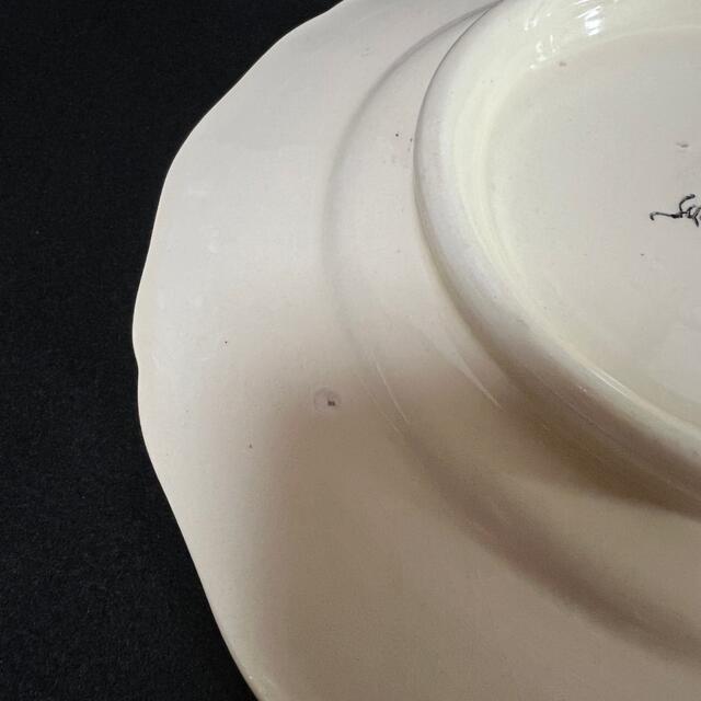 WEDGWOOD - フランスアンティーク✴︎サルグミンヌ 花リム 低いコンポ