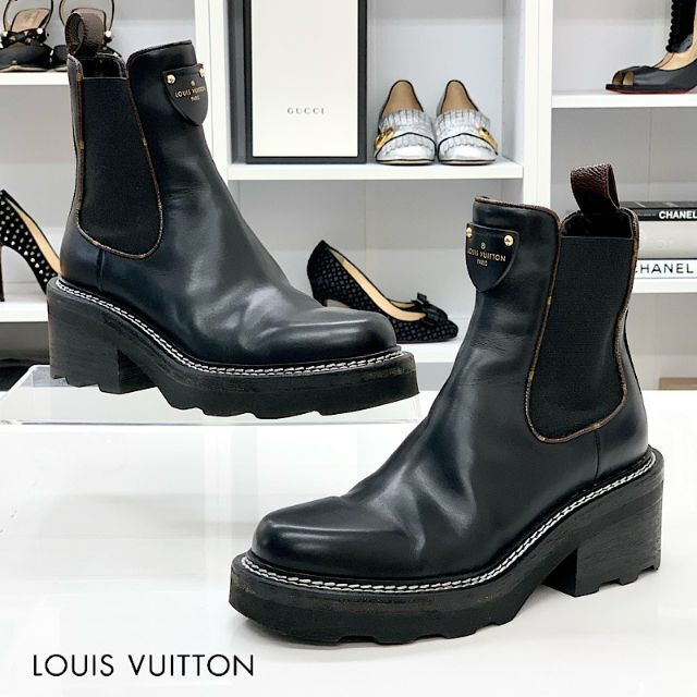 LOUIS VUITTON - 4861 ヴィトン LV ボブールライン モノグラム レザー