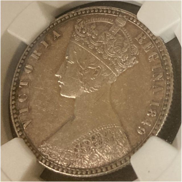 【希少】ゴッドレスフローリン銀貨 PCGS MS61 イギリス  1849年 エンタメ/ホビーの美術品/アンティーク(貨幣)の商品写真