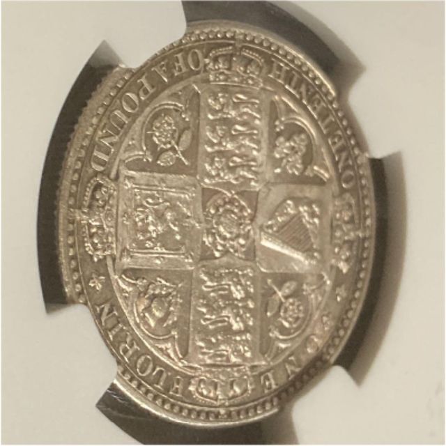 【希少】ゴッドレスフローリン銀貨 PCGS MS61 イギリス  1849年 エンタメ/ホビーの美術品/アンティーク(貨幣)の商品写真