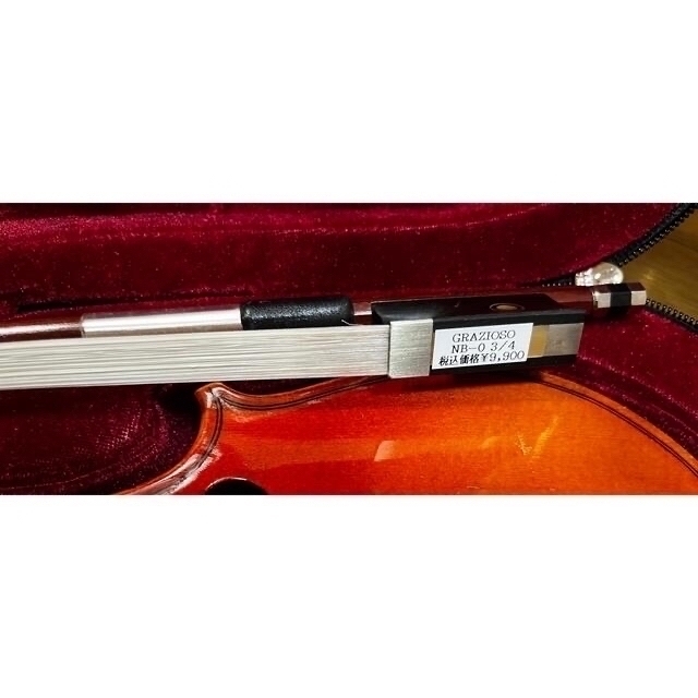 スズキ(スズキ)の1984年製美品SUZUKIバイオリンNO.280 3/4 入門・初心者さんにも 楽器の弦楽器(ヴァイオリン)の商品写真