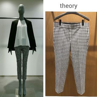 セオリー(theory)のtheory☆ウォッシャブル　美脚パンツ(クロップドパンツ)