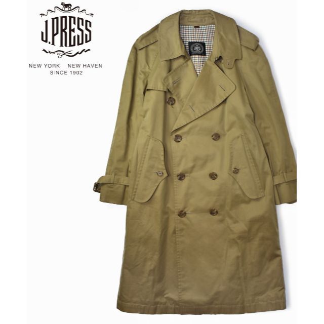 J.PRESS ジェイプレス トレンチコート 完成品 9000円 www.gold-and ...