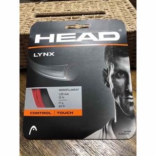 ヘッド(HEAD)のヘッド HEAD テニスガット リンクス（LYNX） 125 レッド(ラケット)