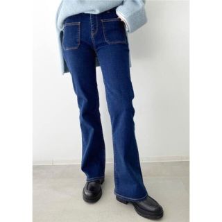 アパルトモンドゥーズィエムクラス(L'Appartement DEUXIEME CLASSE)のアパルトモン Front pocket Flare Denim  34(デニム/ジーンズ)