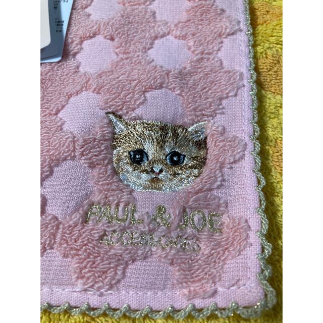PAUL & JOE - ポール&ジョー タオルハンカチ 猫刺繍の通販 by PAUL & JOE - ポール&ジョー タオルハンカチ 猫刺繍の通販 by