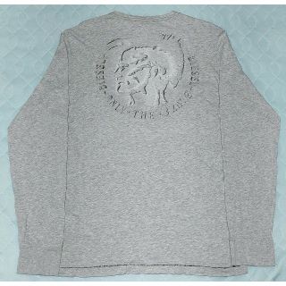 ディーゼル(DIESEL)のディーゼル ブレイブマン ビッグロゴ Vネック ロンT カットソー(Tシャツ/カットソー(七分/長袖))