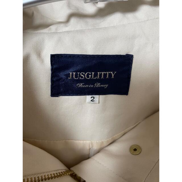 JUSGLITTY(ジャスグリッティー)の【ココ様専用】JUSGLITTY ジャスグリッティー　スプリングコート レディースのジャケット/アウター(スプリングコート)の商品写真