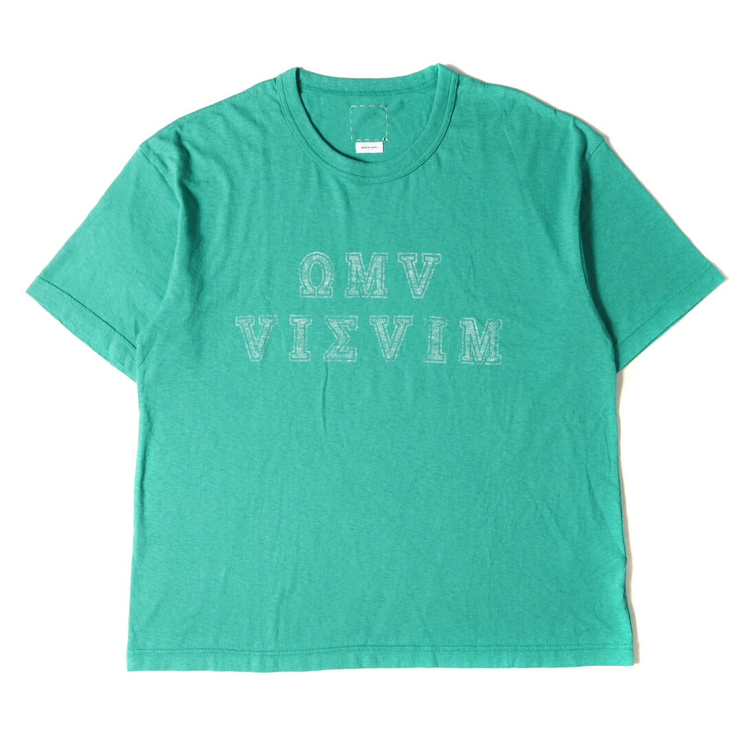 VISVIM - visvim ビズビム Tシャツ カレッジロゴ ジャンボ クルー 