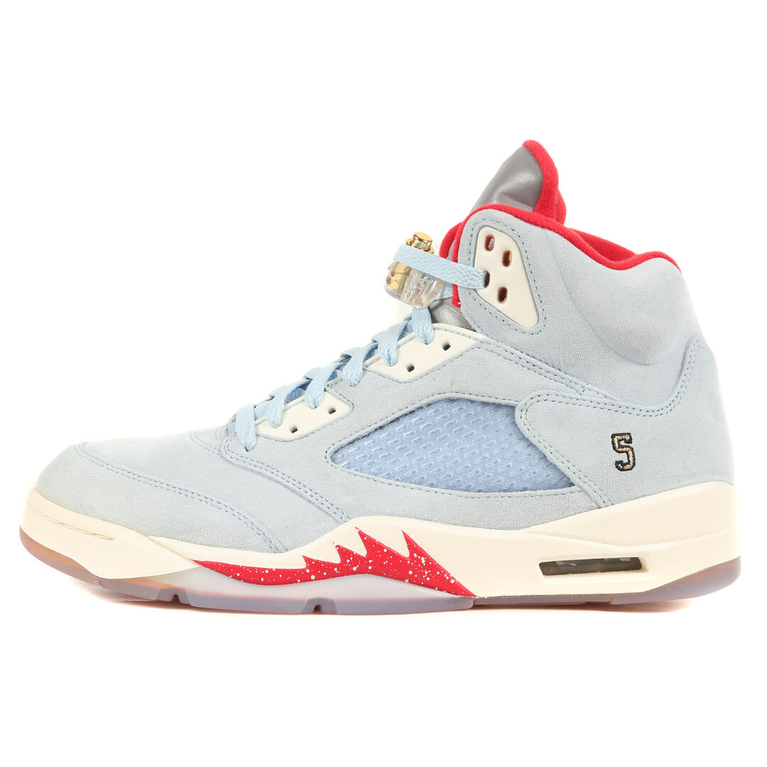 NIKE ナイキ AIR JORDAN 5 TROPHY ROOM SP (CI1899-400) 日本未発売 トロフィールーム エアジョーダン 5  アイスブルー ユニバーシティレッド US9.5(27.5cm) スニーカー 【メンズ】【R003】 | フリマアプリ ラクマ