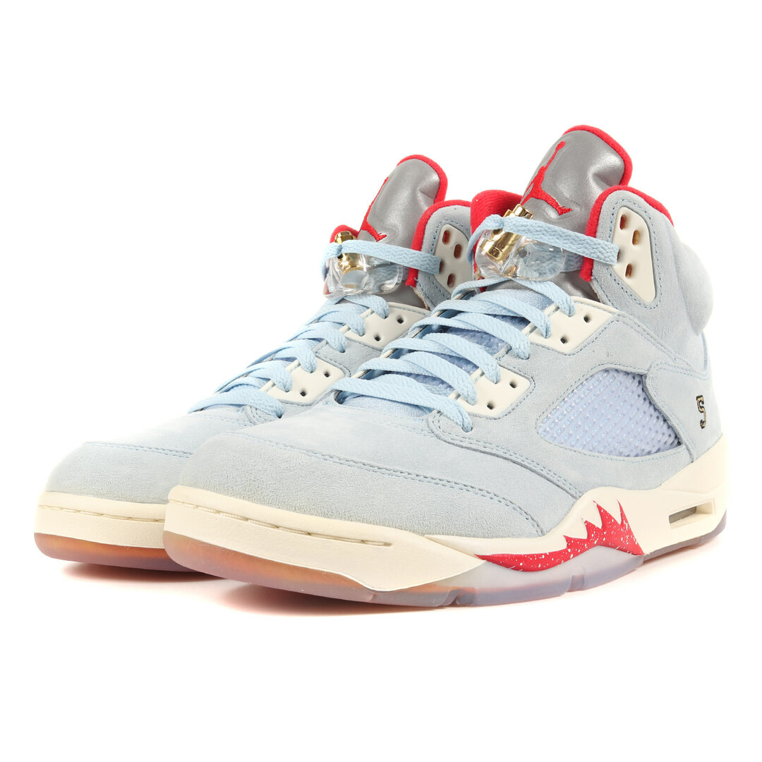 NIKE ナイキ AIR JORDAN 5 TROPHY ROOM SP (CI1899-400) 日本未発売 トロフィールーム エアジョーダン 5  アイスブルー ユニバーシティレッド US9.5(27.5cm) スニーカー 【メンズ】【R003】