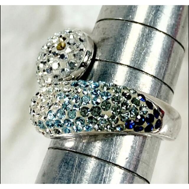 SWAROVSKI(スワロフスキー)のスワロフスキー　SWAROVSKI スネークタイプ　リング　指輪 レディースのアクセサリー(リング(指輪))の商品写真