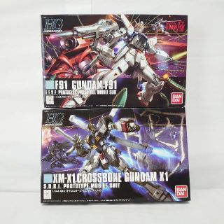 HGUC ガンダムF91+HGUC クロスボーン・ガンダムX1 セット(模型/プラモデル)