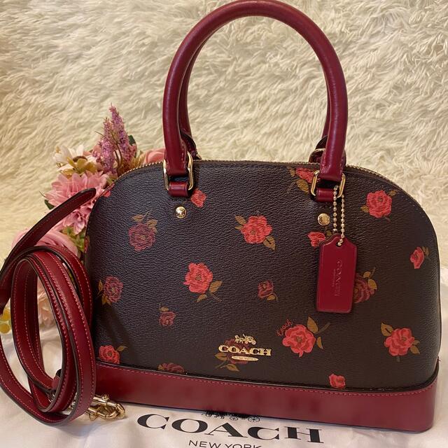 COACH(コーチ)の極美品 コーチ ショルダーバッグ 2wayハンドバッグ ドーム 花柄 coach レディースのバッグ(ショルダーバッグ)の商品写真