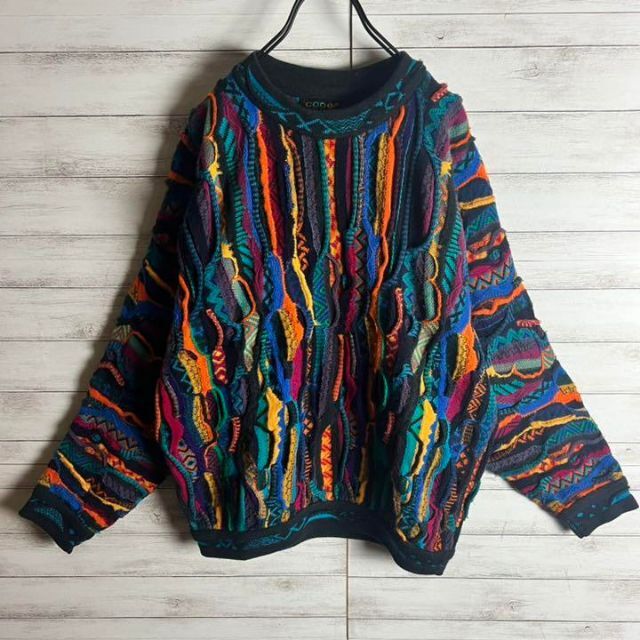 【激レア】coogi クージー 立体 編込み 3Dニット 即完売モデル 希少 1