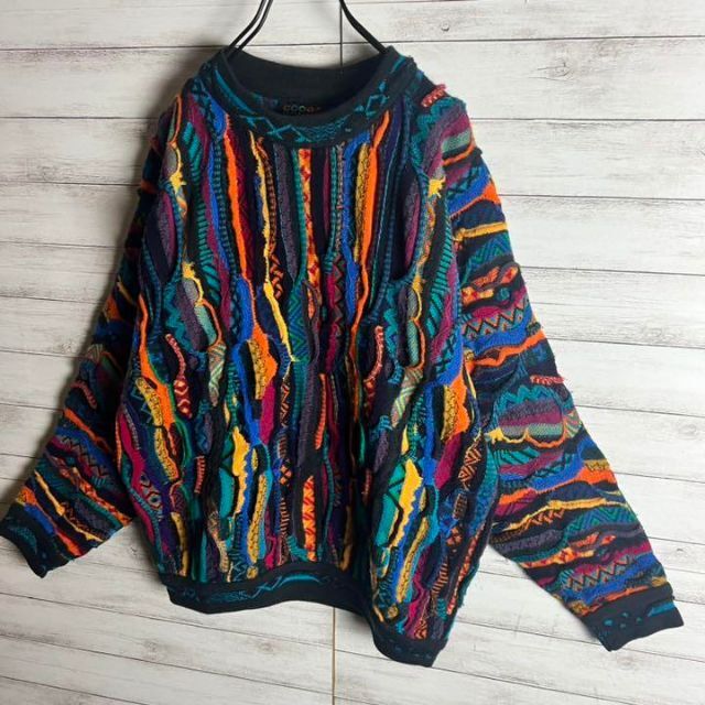 【激レア】coogi クージー 立体 編込み 3Dニット 即完売モデル 希少 3