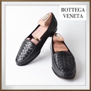 ボッテガヴェネタ(Bottega Veneta)のs48【極上美品】ボッテガヴェネタ イントレチャート ローファー 22.5-23(ローファー/革靴)