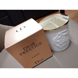 ディオール アロマキャンドルの通販 42点 | Diorのコスメ/美容を買う 冬セール 【フレグランスキャンドル】☆Diorプレステージキャンドル★陶器製★2021年製 キャンドル