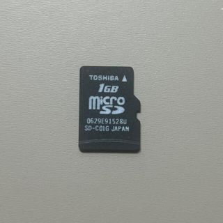 トウシバ(東芝)の東芝Micro SD 1GB (PC周辺機器)