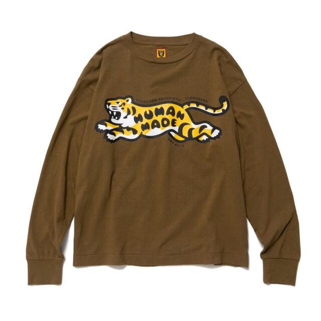 2XL TIGER L/S T-SHIRT ロング Tシャツ tシャツ タイガー100%COTTONCOLOR