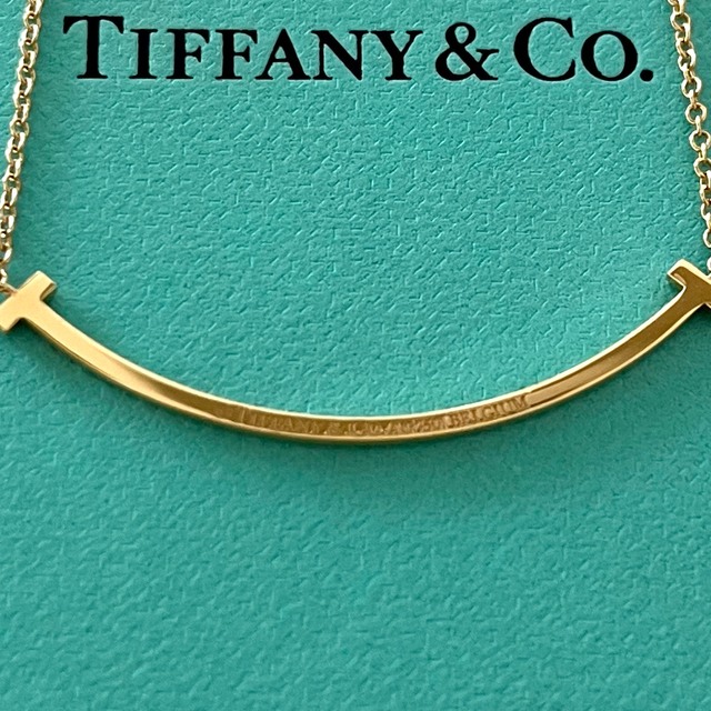 Tiffany & Co.(ティファニー)の専用★TIFFANY ティファニー T ダイヤモンド スマイル ペンダント レディースのアクセサリー(ネックレス)の商品写真