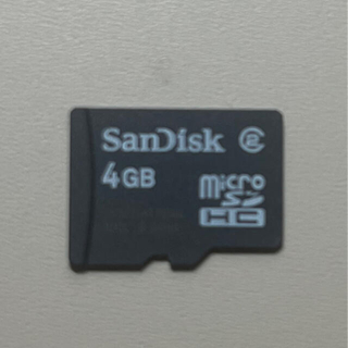 サンディスク(SanDisk)のSanDisk Micro SD 4GB(PC周辺機器)