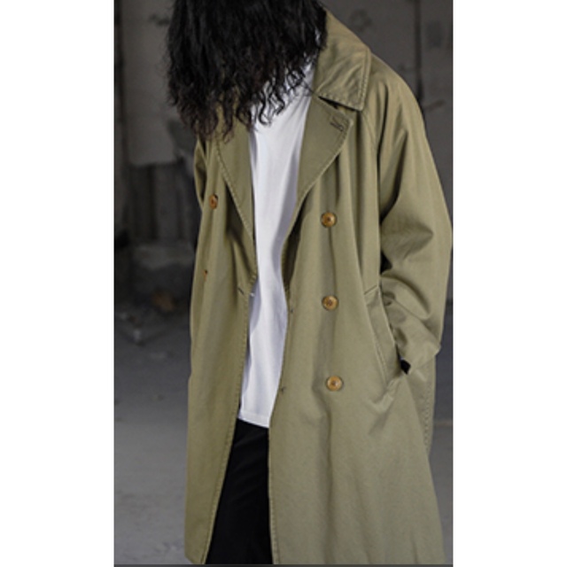本店限定カラー】20AW COMOLI コットンギャバダブルブレステッドコート